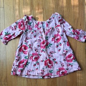 Floral Pink Kids Top